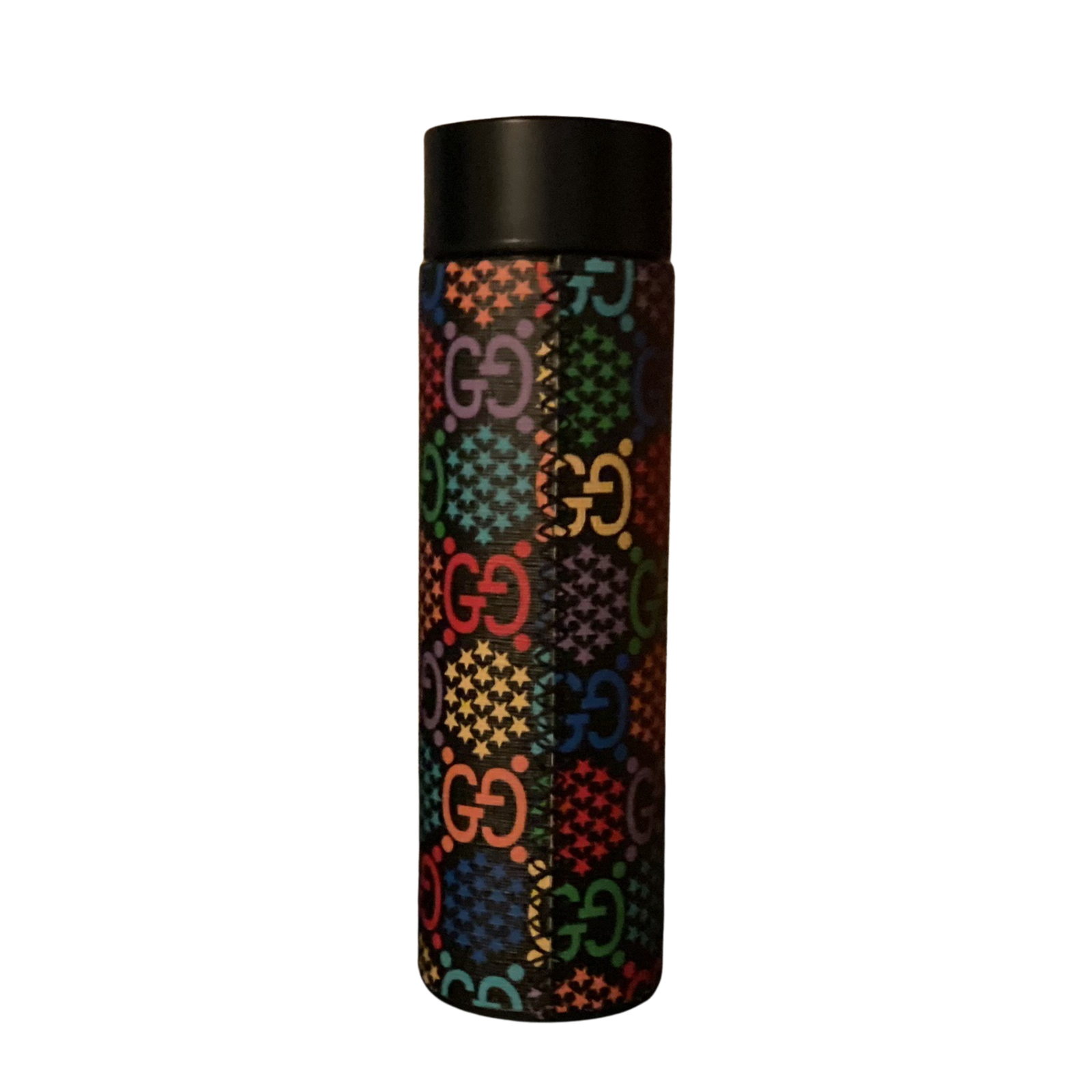 Gucci Multicolor Pattern Water Bottle - Image 2
