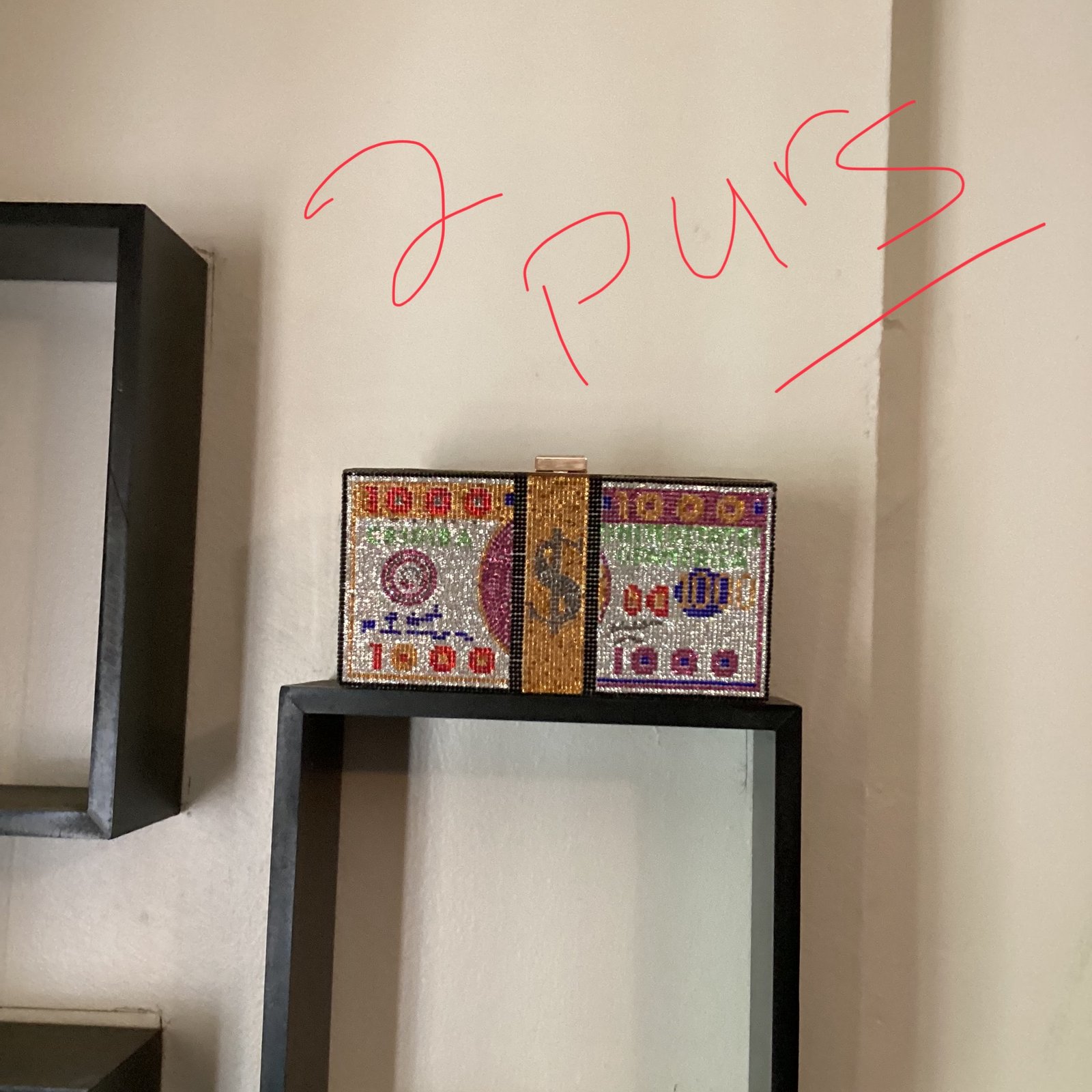 Sparkling $10,000 Money Roll Evening Bag - Image 4